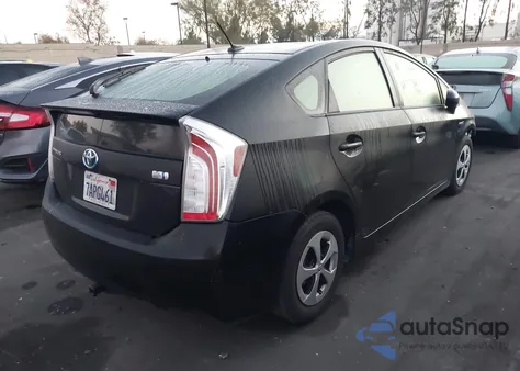 2013 Toyota Prius Three из США, поврежденный, VIN JTDKN3DU9D0345753